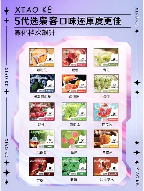 XIAOKE 煙彈 梟客電子煙彈